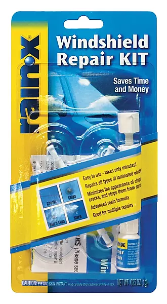 Rain-X 600001 Windshield Repair Kit - Durable Resin Repair for Chips & Cracks