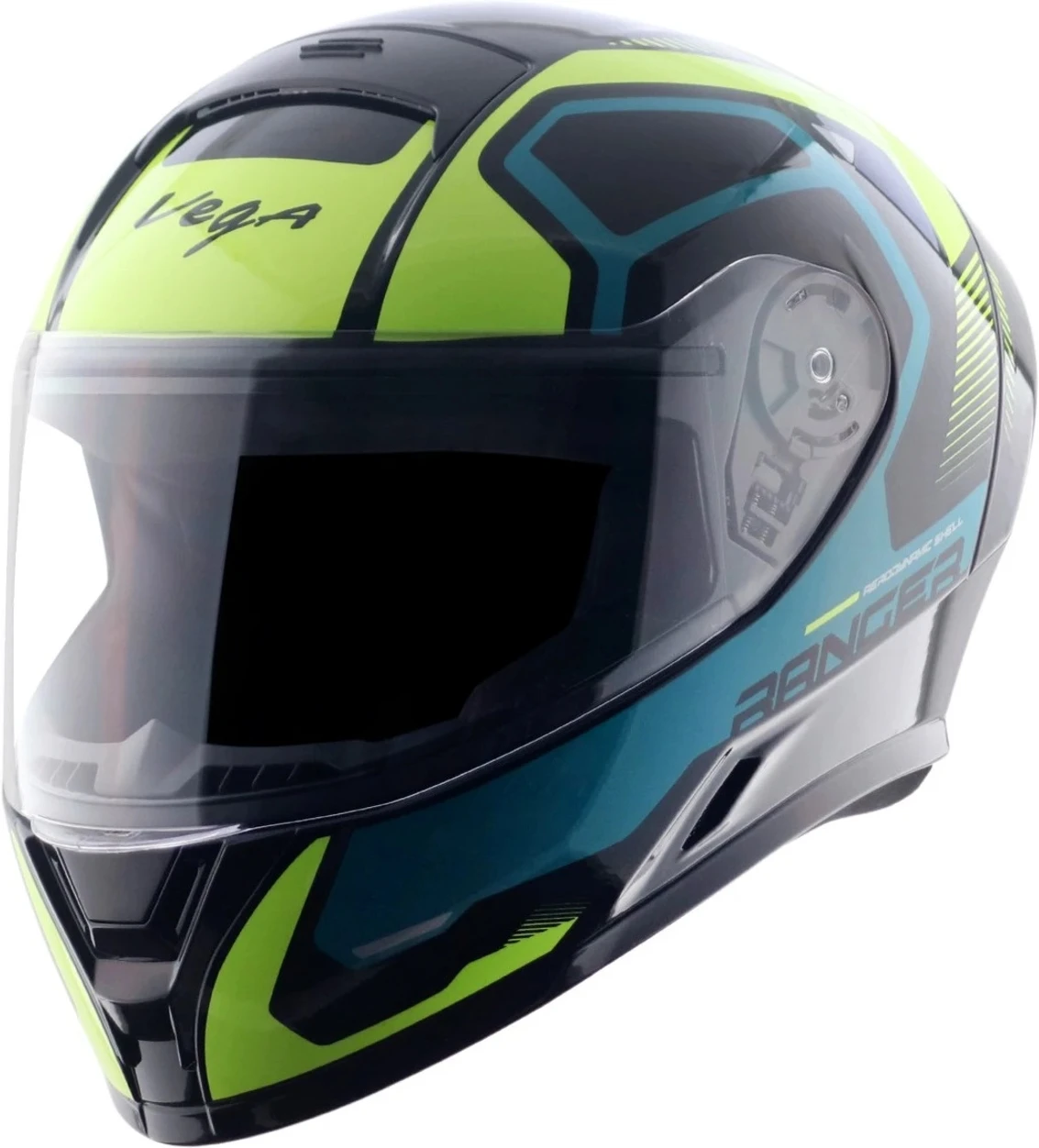 VEGA RANGER DX CREW BLACK NEON YELLOW C/V (L)