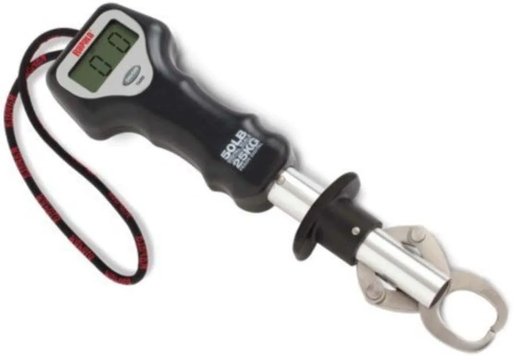 Rapala 227863 50lb Digital Fish Gripper Scale - Black/Silver