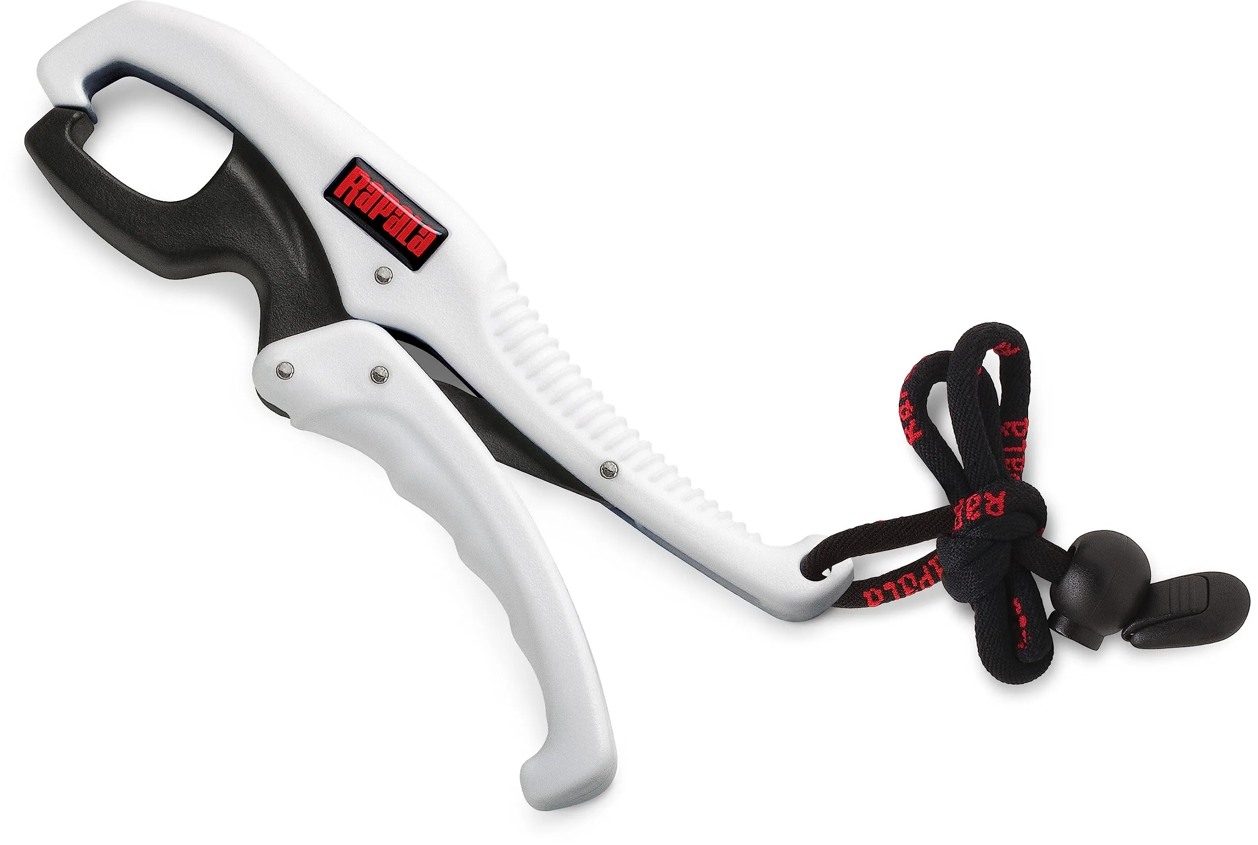 Rapala 9" Floating Fish Gripper 9", White/Black Fishing Line