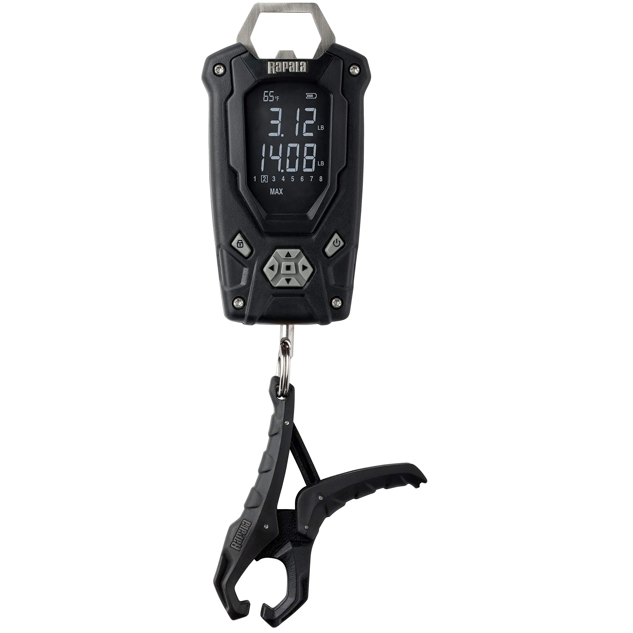 Rapala RHCDS50 High Contrast Digital Scale, Black, 50 lbs.