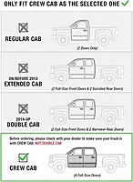 Raptor Series 5in Oval Running Boards - Black Aluminum, Fits Silverado & Sierra Crew Cab