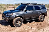Raptor Series 5in Oval Running Boards - Black Aluminum, Fits Silverado & Sierra Crew Cab