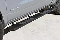 Raptor Series Running Boards Steps 6in OEM Style Black Aluminum Compatible with 05-23 Tacoma Extended Cab/Access Cab