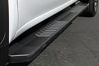 Raptor Series Running Boards Steps 6in OEM Style Black Aluminum Compatible with Regular Cab 2019-2026 Silverado Sierra 1500 and 2020-2026 2500/3500 HD