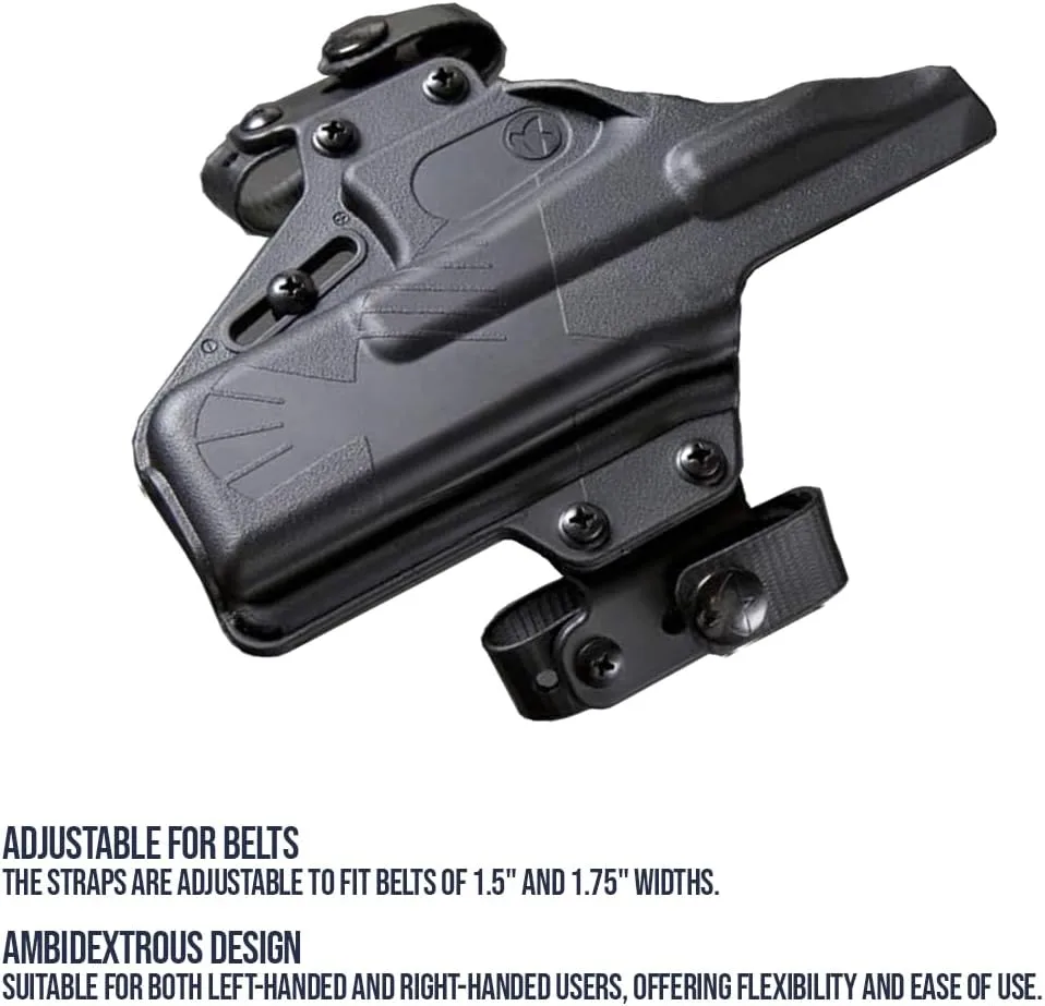 Raven Concealment Perun Holster Quick Mount Straps, Black, NSN N, PXQMSMP