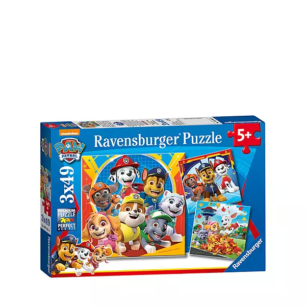 Paw Patrol 49 Piece Jigsaw Puzzle 3 Pack