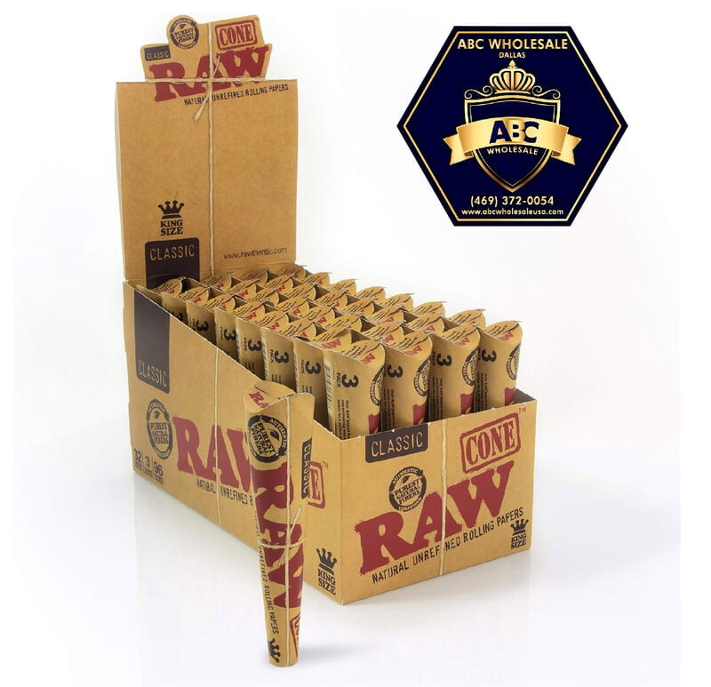 RAW - CLASSIC CONES| KING | 32ct | 3pk