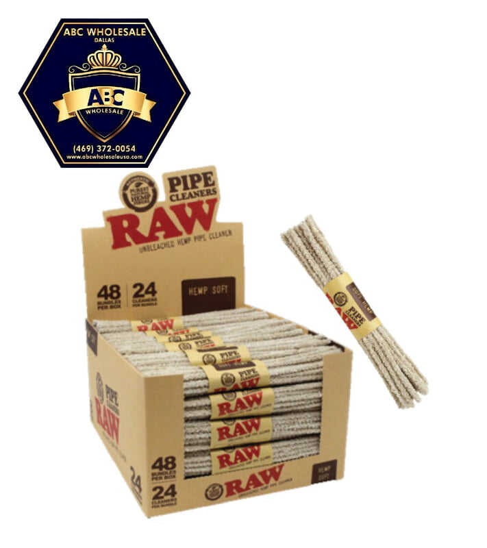 RAW HEMP PIPE CLEANER 48CT