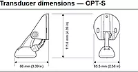 Raymarine CPT-S Transom Mount Transducer - Conical - High Chirp