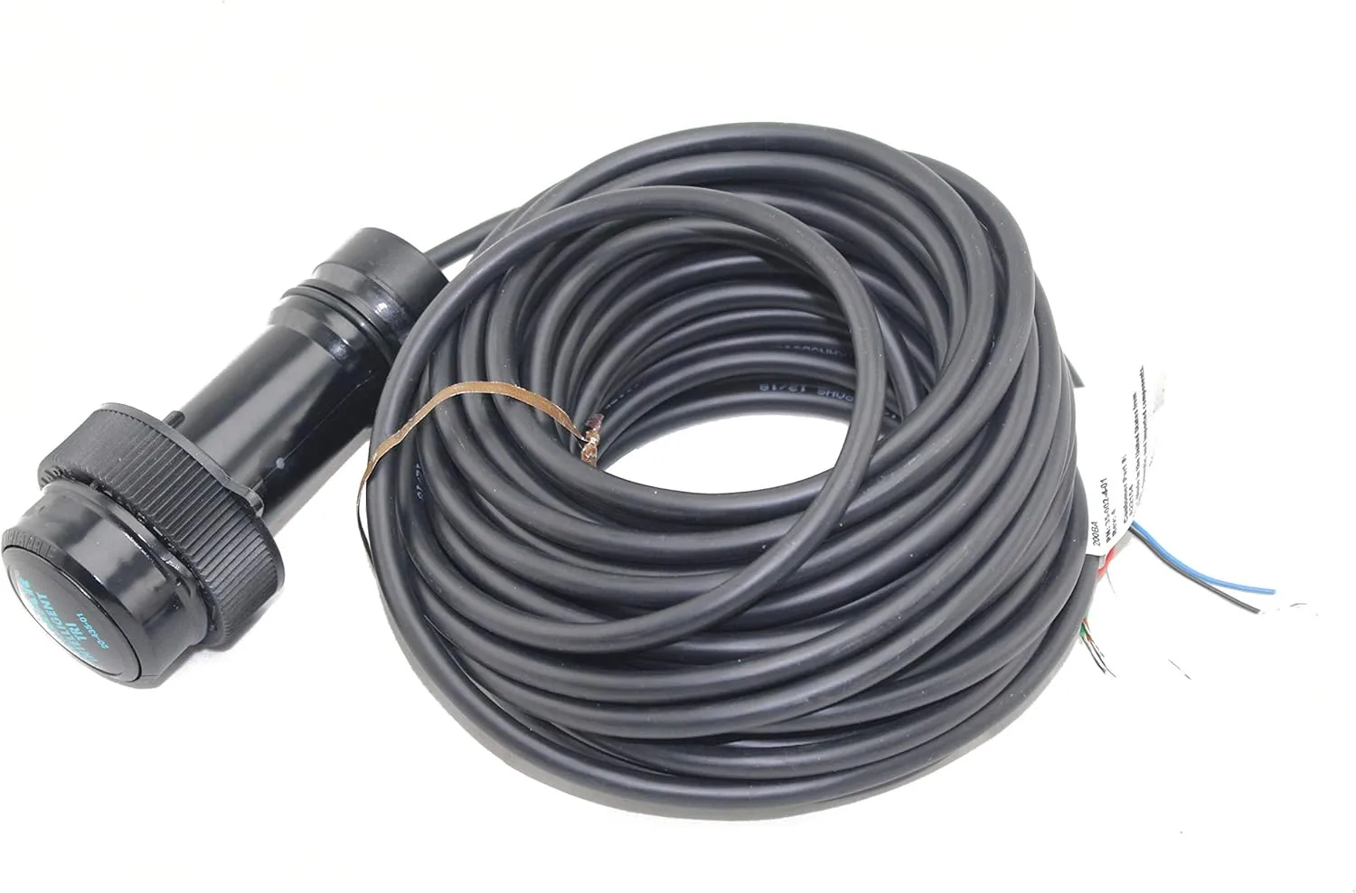 Raymarine A22154 DST800 Triducer Transducer - Depth, Speed & Temperature, Nylon Thru-Hull, Black