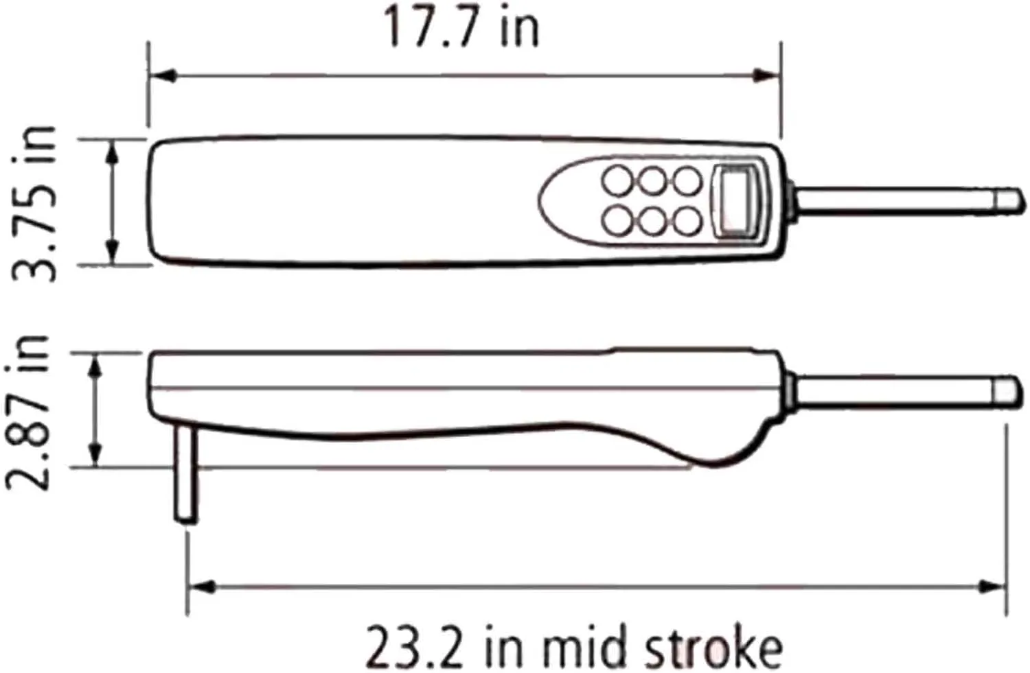 Raymarine St1000+ 3.3-Ton Tiller Pilot