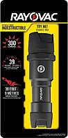 Rayovac - DIY3AAA-BE Virtually Indestructible LED Flashlight, 300 Lumen Waterproof Tactical Flashlight