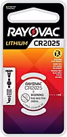 Rayovac CR2025 Battery, 3V Lithium Coin Cell CR2025 Batteries (1 Battery Count) 1 Pack, Cr2025 Size