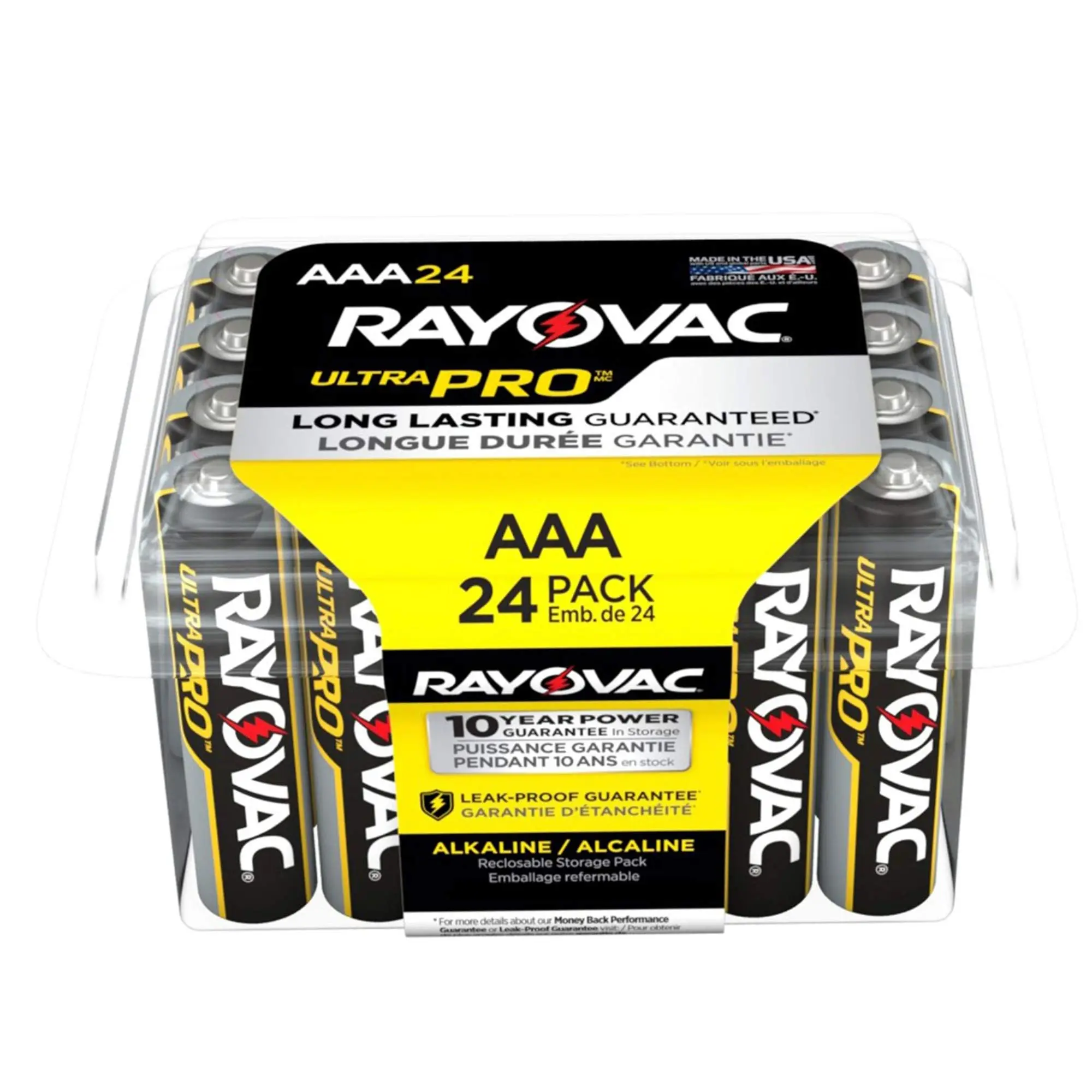 Ultra Pro Alkaline Aaa Batteries, 24/pack