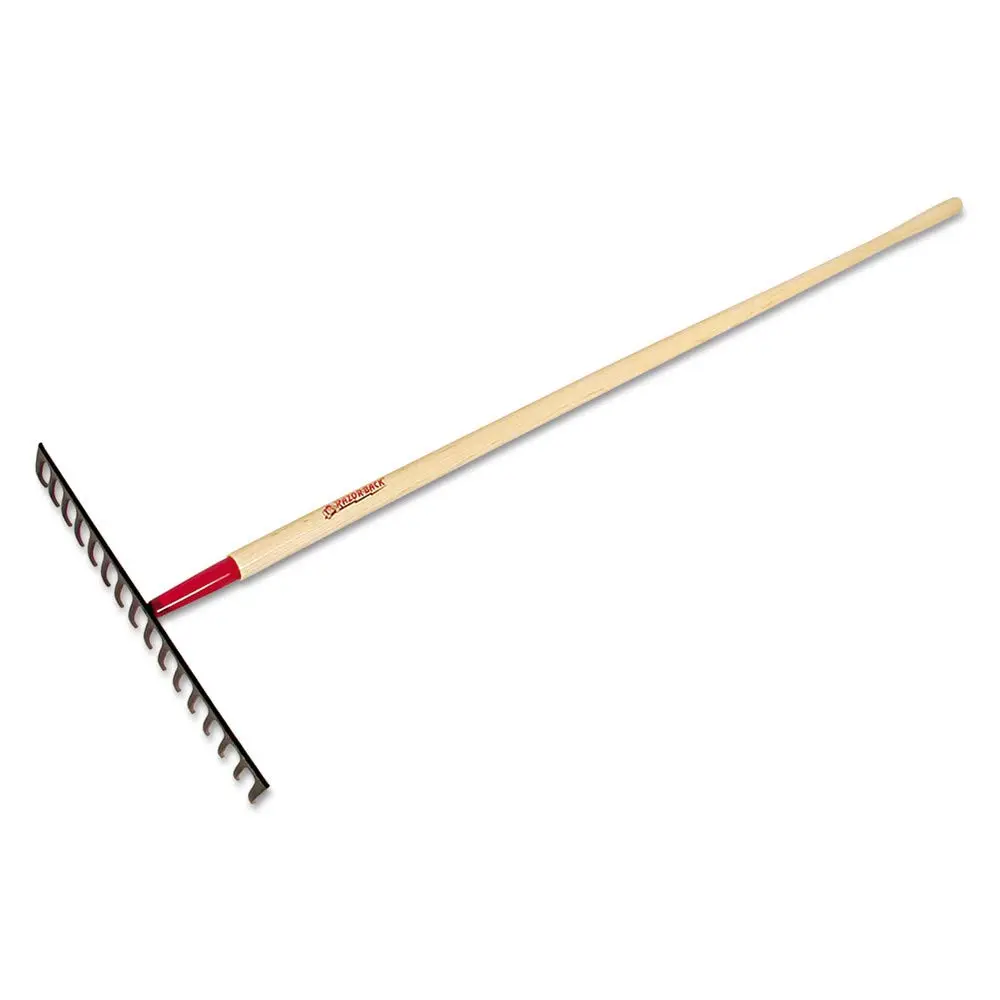 Razorback 60-Inch 16 Tine Forged Level Head Rake