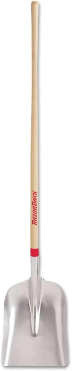 Razor-Back 79806 General Purpose Aluminum Scoop with Wood Handle