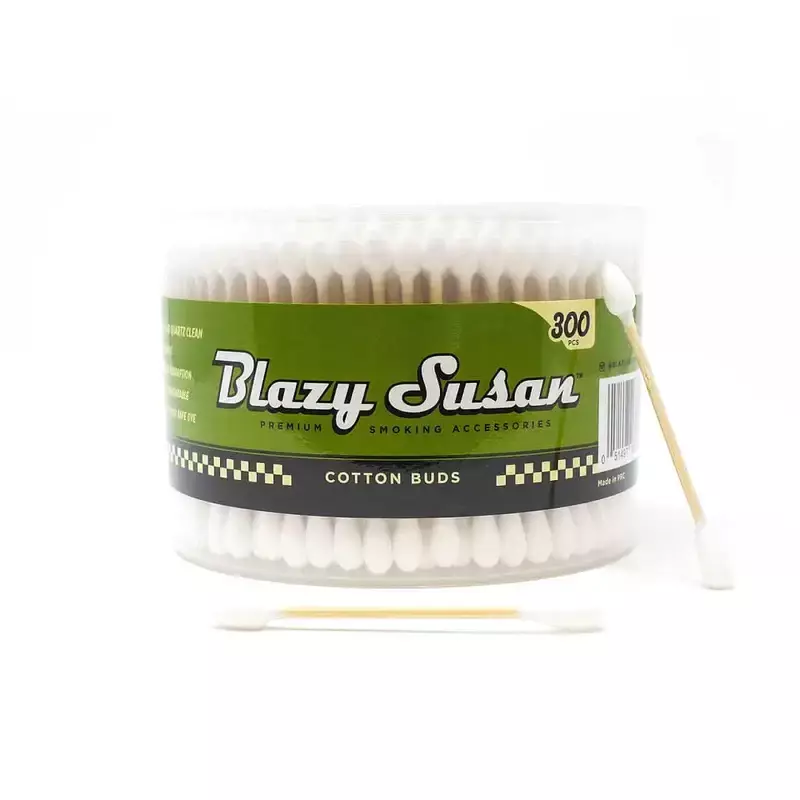 Blazy Susan® - Blazy White Cotton Buds - 300ct Jar Blazy Susan® - Blazy White Cotton Buds - 300ct Jar