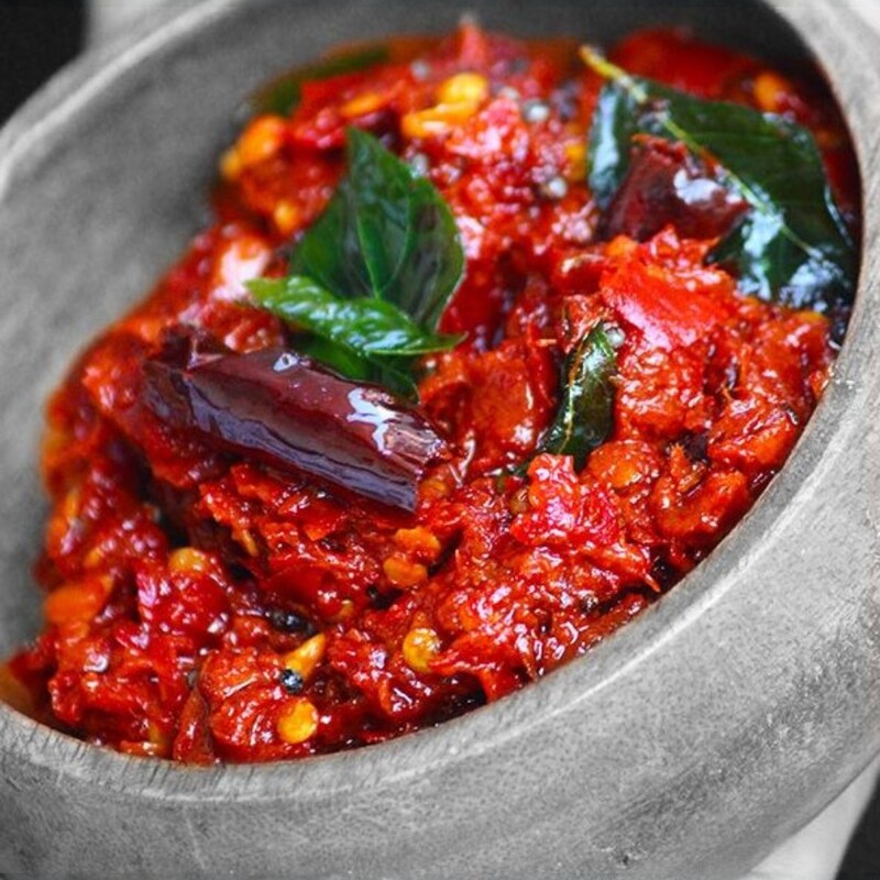 Red Chilli Pickle (without garlic)