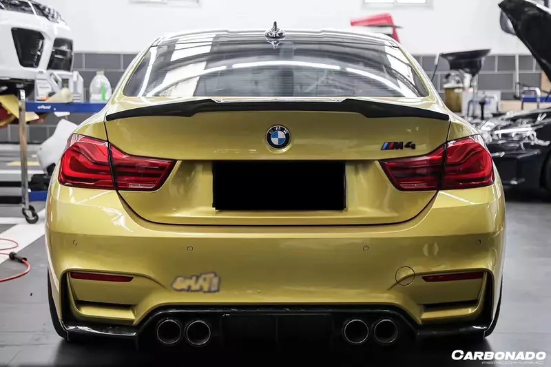 BMW M3 F80 & M4 F82 VRS Style Carbon Fiber Rear Diffuser (2014–2020)