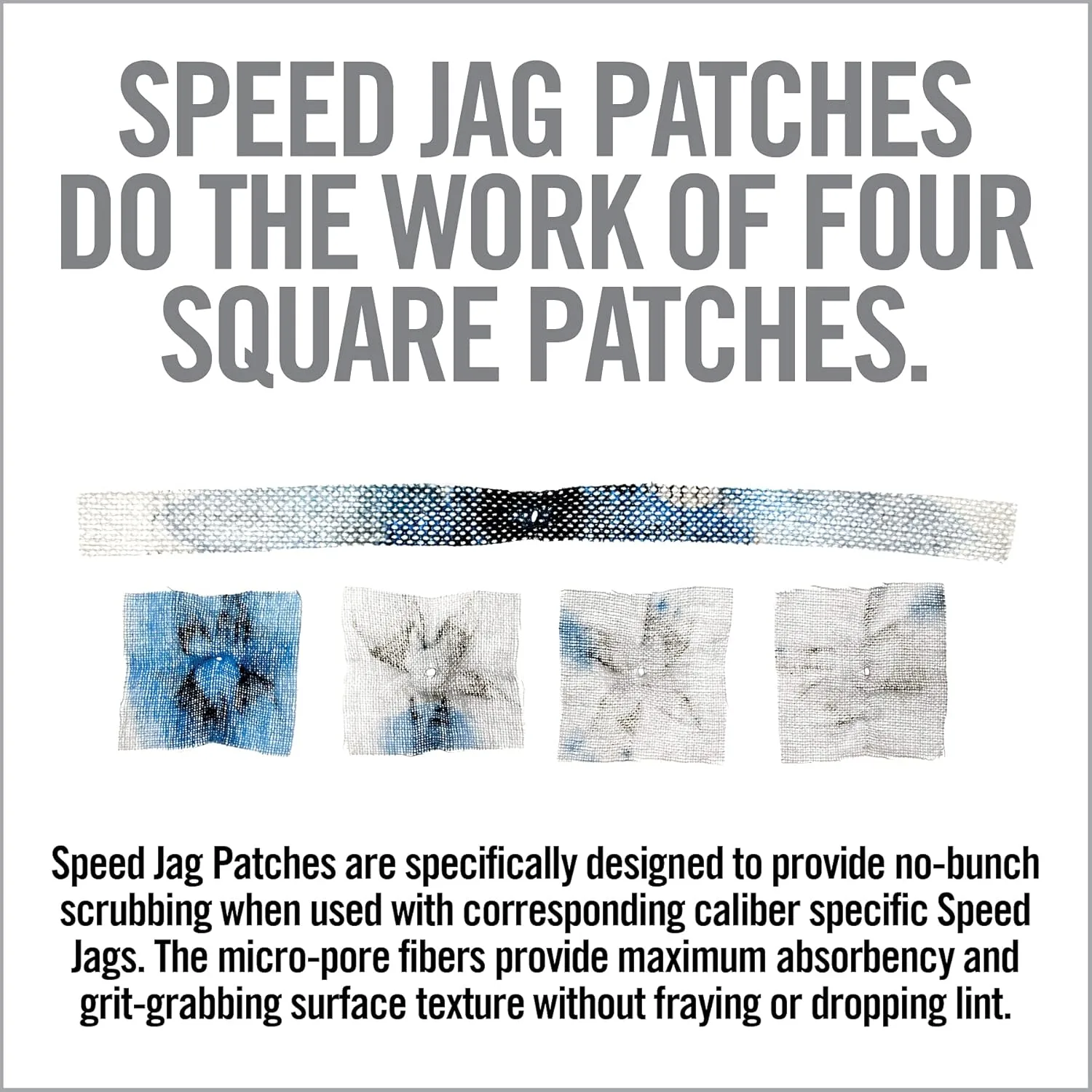 Real Avid Gun Cleaning Jag, Bore Brush & Gun Cleaning Patches Set, All in One Jag Set & Bore Brush Kit with Cleaning Patches