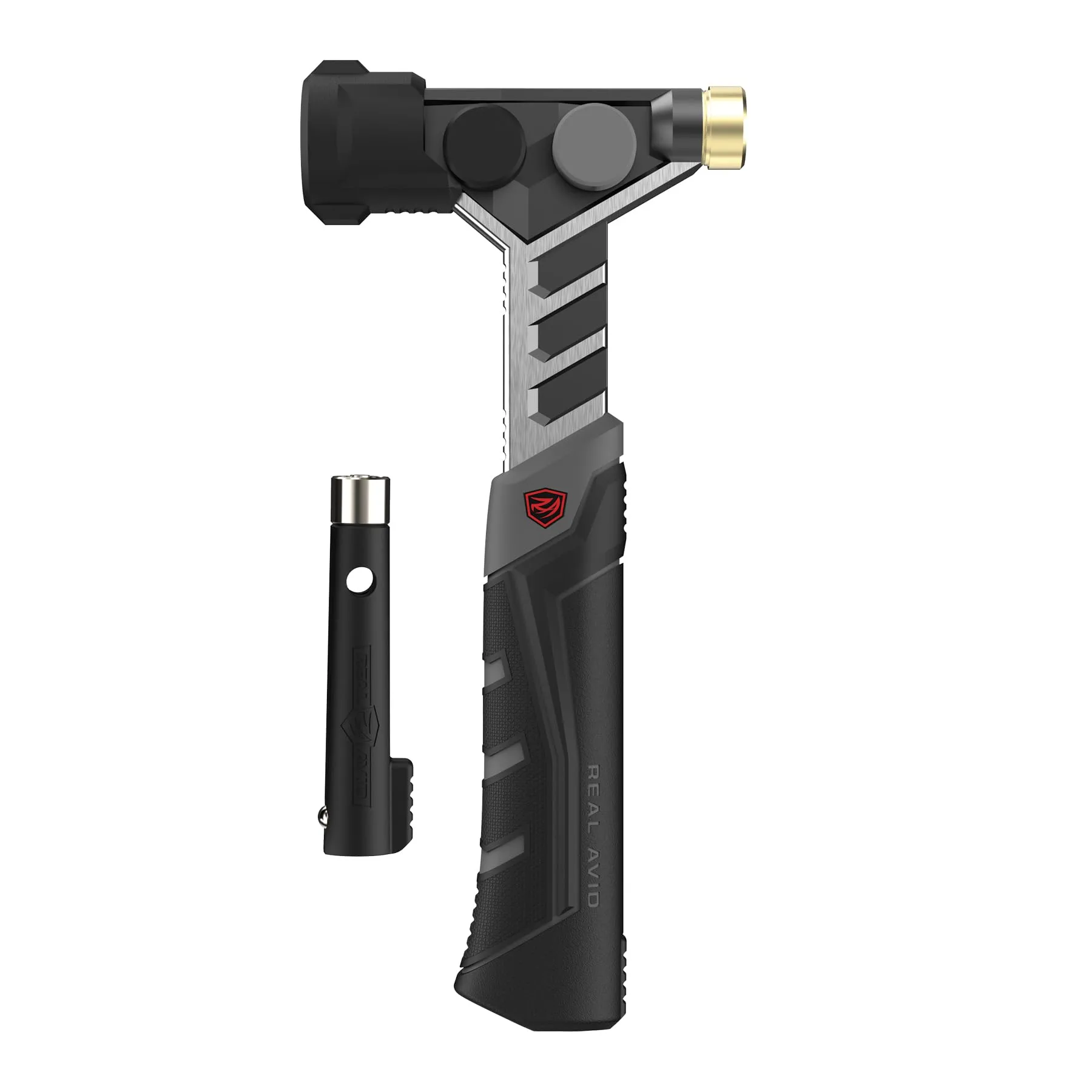 Real Avid Armorer's Master Hammer - 20 Ounce 9-1/2" Hammer with Changing Heads Including Soft Blow, Steel