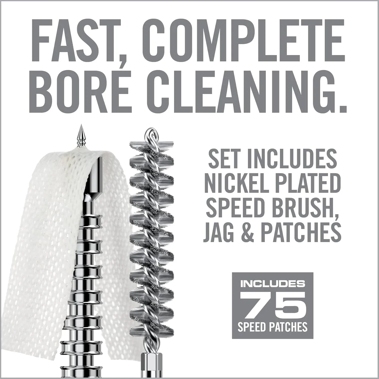 REAL AVID Bore-Max Speed Jag & Speed Patches Gun Cleaning Supplies