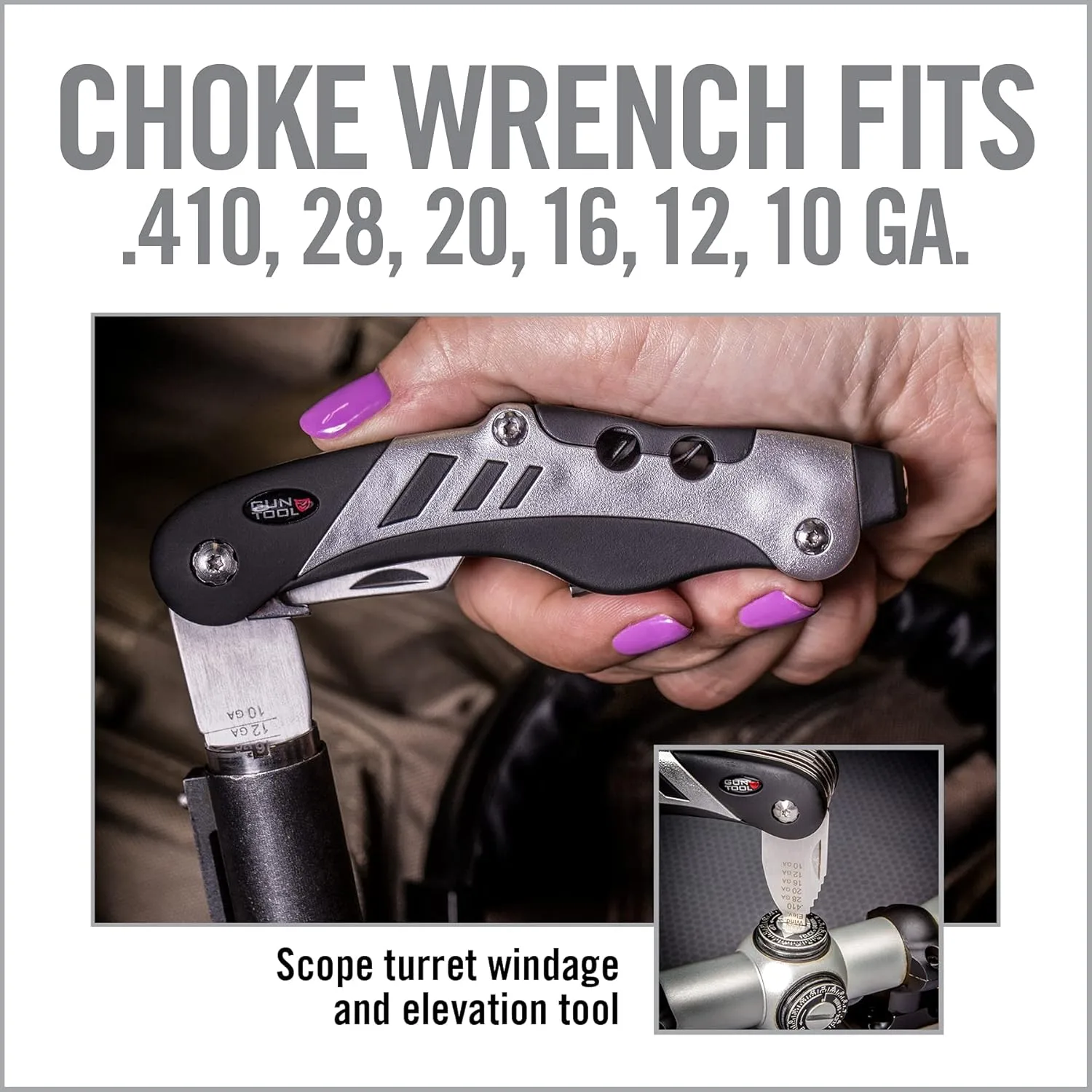 Real Avid Gun Tool - 18-In-1 Gunsmithing Shotgun & Rifle Multi Tool - Bit Driver, Torq Bits, Choke Tube Wrench, Allen Wrench
