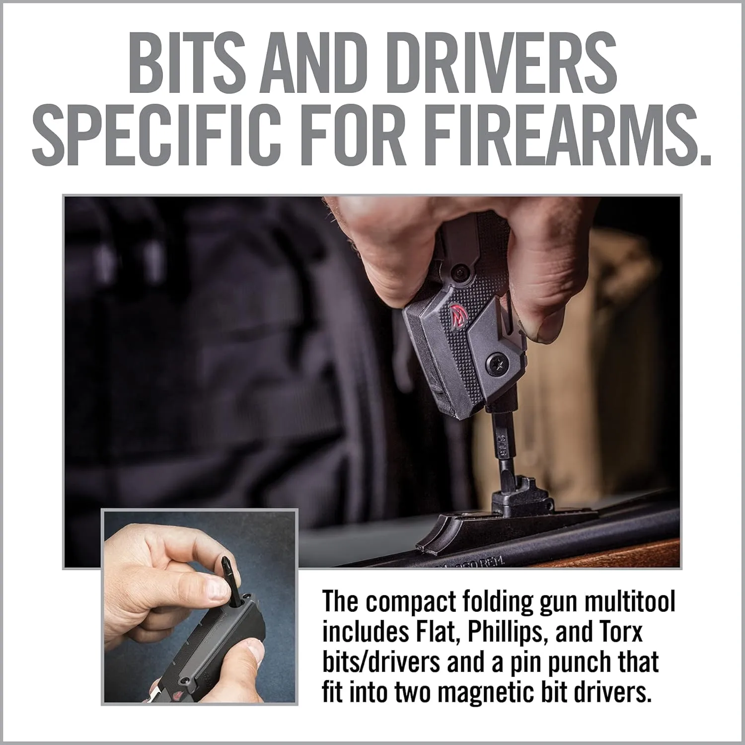 Real Avid Gun Tool Pro, 30-in-1 Gun Multitool for Shotgun & Rifles | Includes Choke Wrench,Bit Driver,Screwdrivers,Allen Set