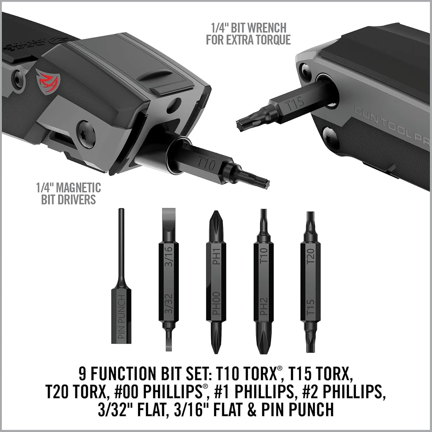 Real Avid Gun Tool Pro, 30-in-1 Gun Multitool for Shotgun & Rifles | Includes Choke Wrench,Bit Driver,Screwdrivers,Allen Set