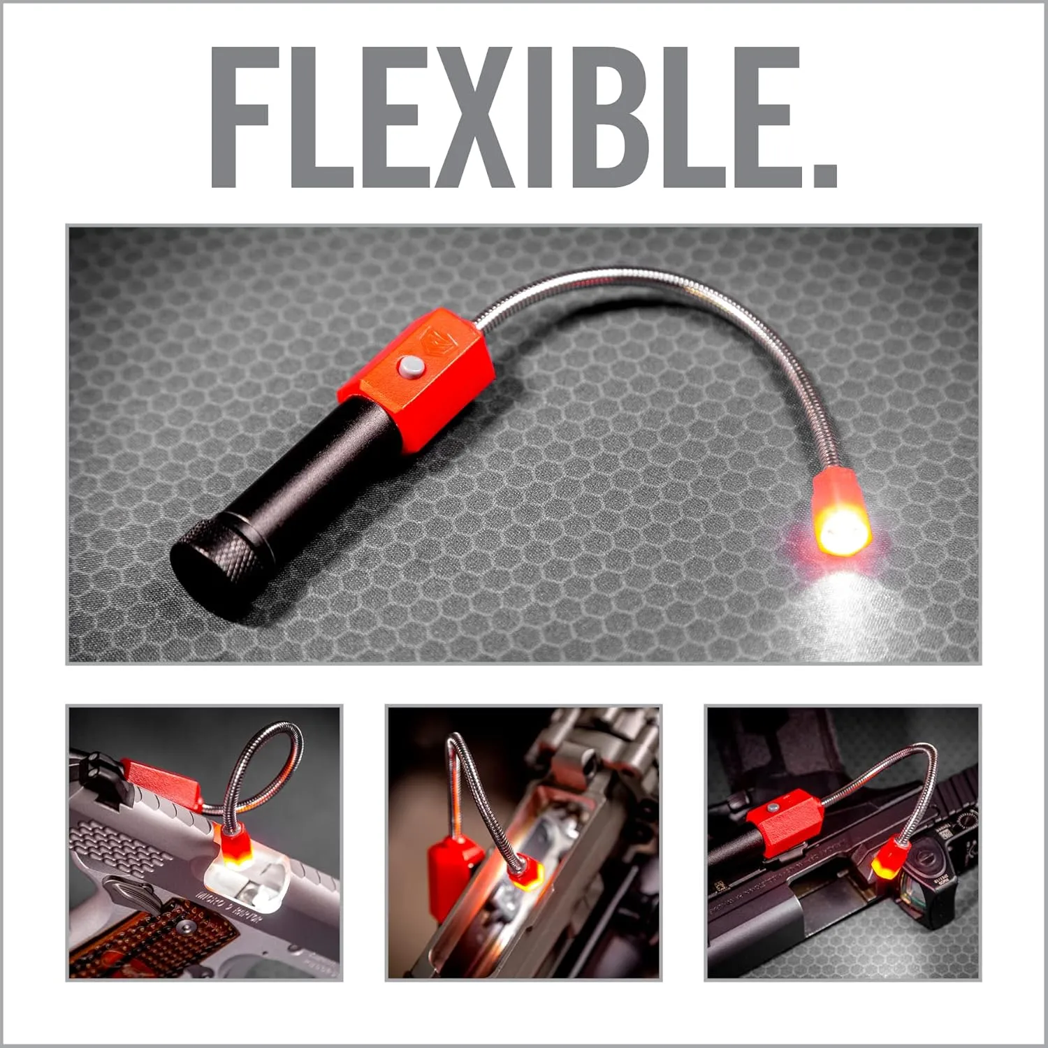 Real Avid Bore Light, Magnetic, High Intensity LED Bore Illuminator with 5” Flexible Neck for Hands Free Operation