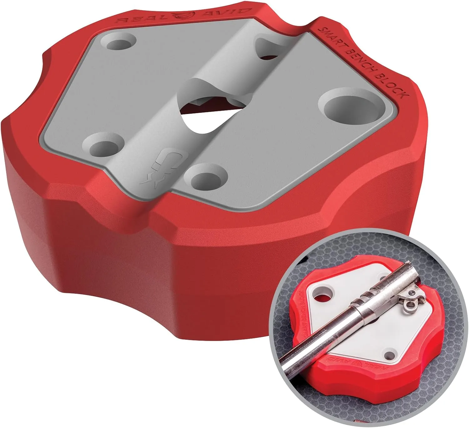 Real Avid Smart Bench Block - Universal Armorers Block Made with Non-Marring Materials, Non-Slip Bench Block For Glock