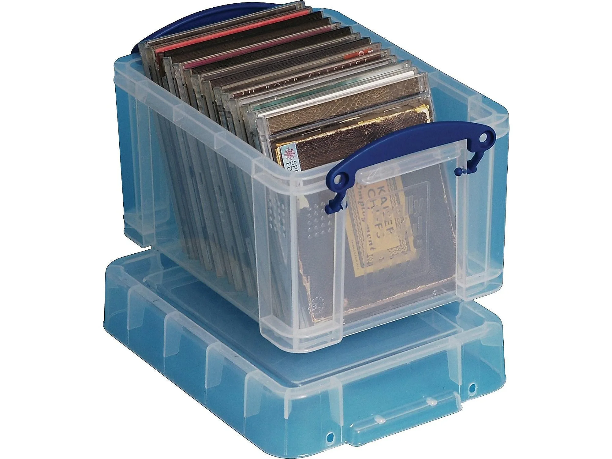 Really Useful Box Plastic Storage Container, 3.0 Liters, Clear