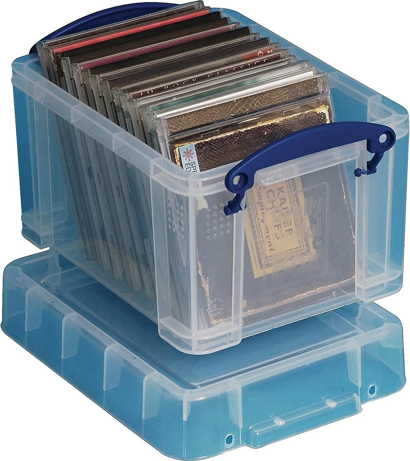 Really Useful Box Plastic Storage Container, 3.0 Liters, Clear