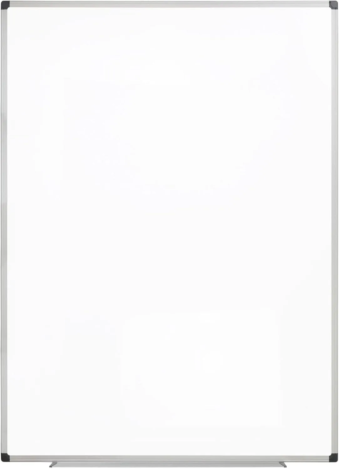Realspace™ Magnetic Dry-Erase Whiteboard, 36" x 48", Silver Frame
