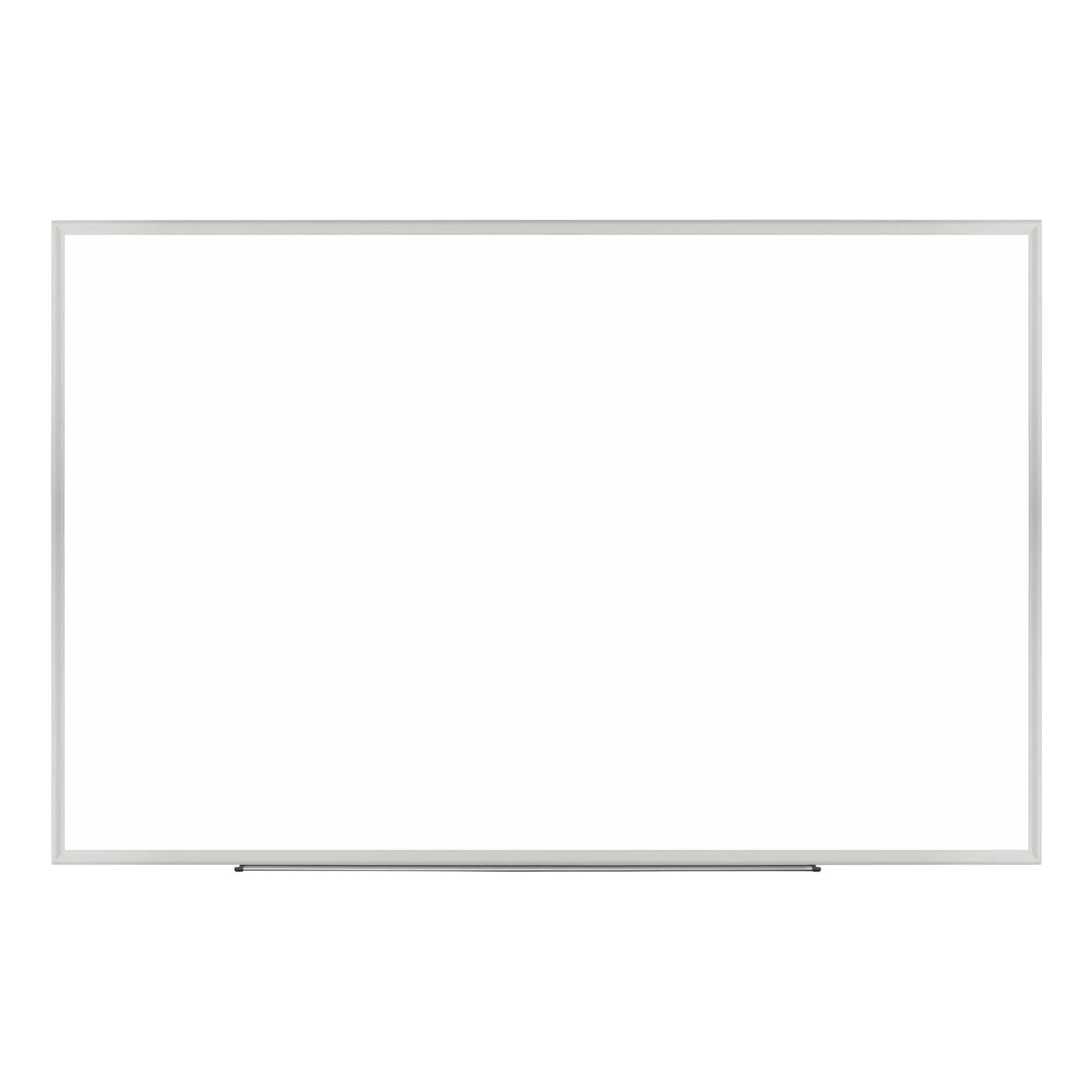 Realspace™ Magnetic Dry-Erase Whiteboard, 48'' x 72", Aluminum Frame with Silver Finish
