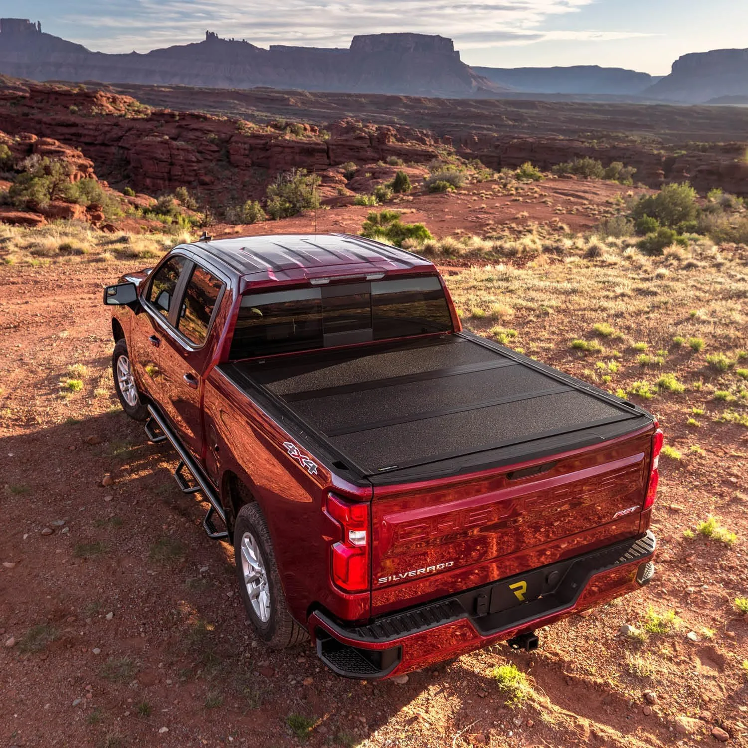 RealTruck UnderCover Hard Folding Truck Bed Tonneau Cover for Toyota Tundra (Rail System)