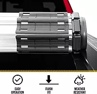 RealTruck BAK Revolver X2 Hard Rolling Truck Bed Tonneau Cover | 39332 | Fits 2019-2023 Ford Ranger 5' 1" Bed (61") Revolver X2 | Hard Rolling 5' 1" Bed
