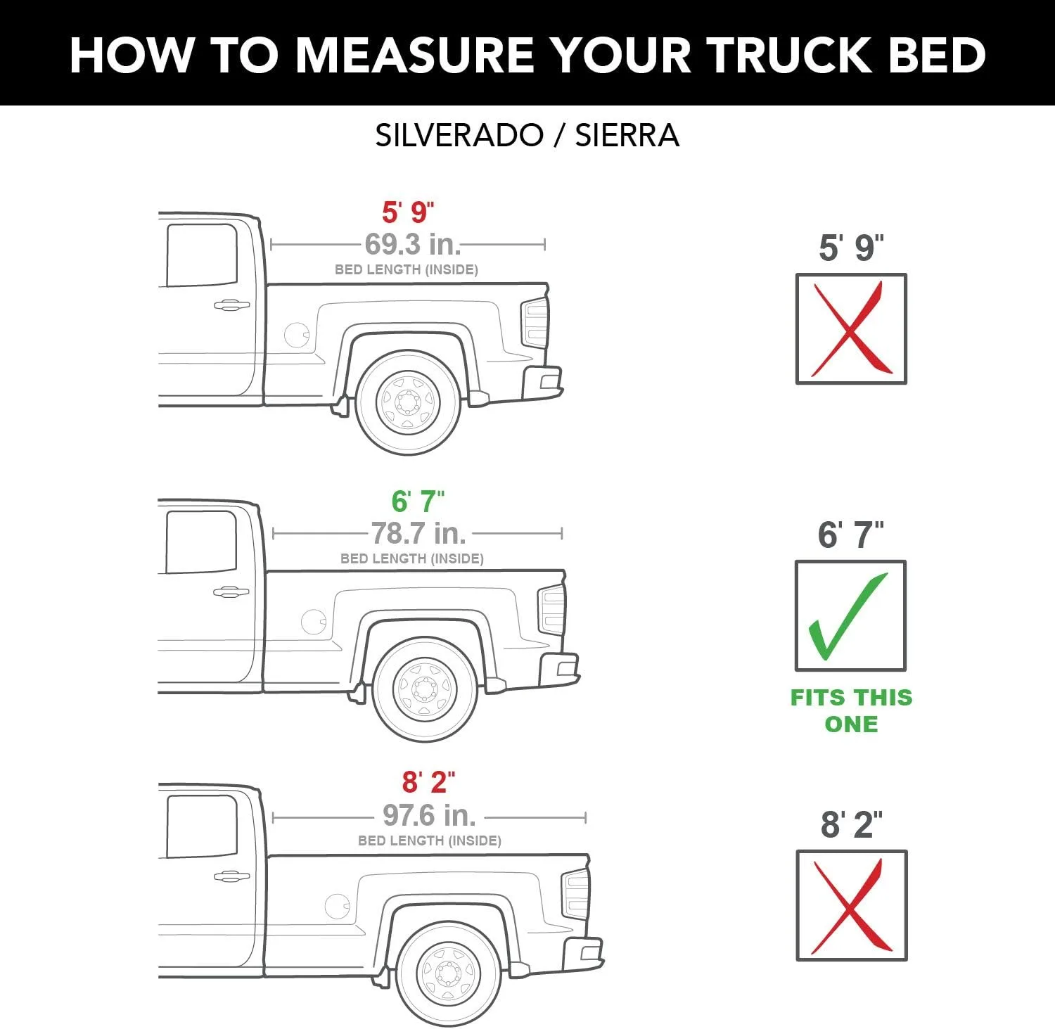 RETRAX RetraxONE MX Retractable Truck Bed Tonneau Cover - Model 60422, Fits 2007-2013 Chevy/GMC 6'7"
