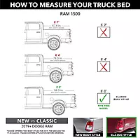 RealTruck BAK Revolver X4s Hard Rolling Truck Bed Tonneau Cover | 80214 | Fits 2009 - 2023 Dodge Ram 1500, 2010-21 2500/3500 8' Bed (96.3")