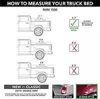 RealTruck BAK Revolver X4s Hard Rolling Truck Bed Tonneau Cover | 80207RB | Fits 2009-2023 Dodge Ram w/RamBox 5' 7" Bed (67.4")
