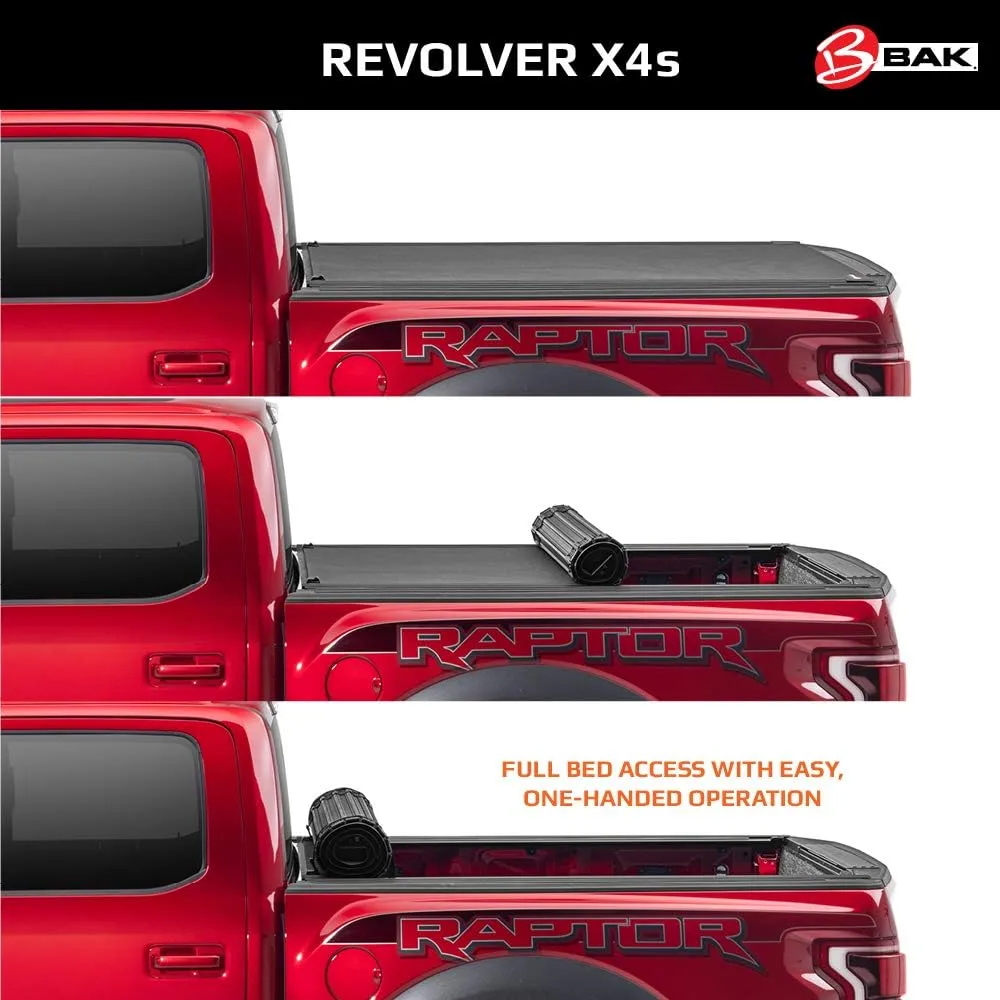REALTRUCK BAK Hard Truck Bed Tonneau Cover - Fits 2020-2026 Jeep Gladiator 5' Bed (60.3")