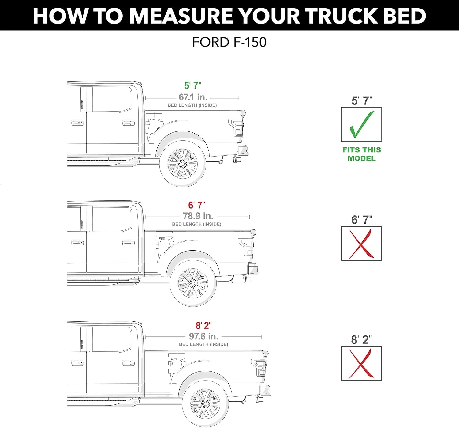 RealTruck Roll-N-Lock E-Series Retractable Truck Bed Tonneau Cover | RC132E | Fits 2021 - 2025 Ford F-150 5' 7" Bed (67.1")