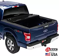 RealTruck BAK BAKFlip FiberMax Hard Folding Truck Bed Tonneau Cover | 1126701 | Fits 2020-2026 Jeep Gladiator 5' Bed (60.3") BAKFlip FiberMax | Hard Folding