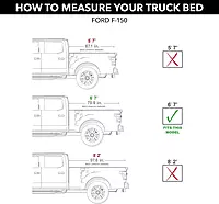 RealTruck BAK BAKFlip FiberMax Hard Folding Truck Bed Tonneau Cover | 1126337 | Fits 2021-2026 Ford F-150 6' 7" Bed (78.9")