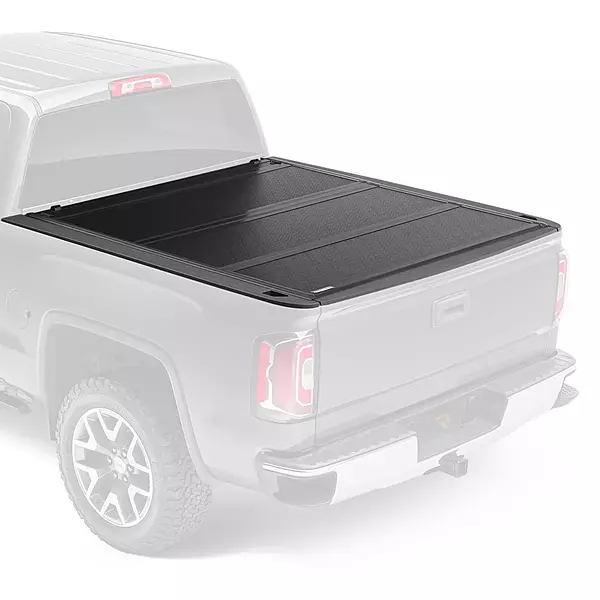 RealTruck BAKFlip FiberMax Hard Folding Tonneau Cover - Fits 2020-26 Silverado/Sierra 6'10" Bed