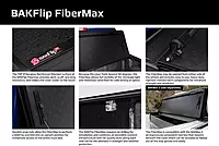 RealTruck BAKFlip FiberMax Hard Folding Tonneau Cover - Fits 2020-26 Silverado/Sierra 6'10" Bed