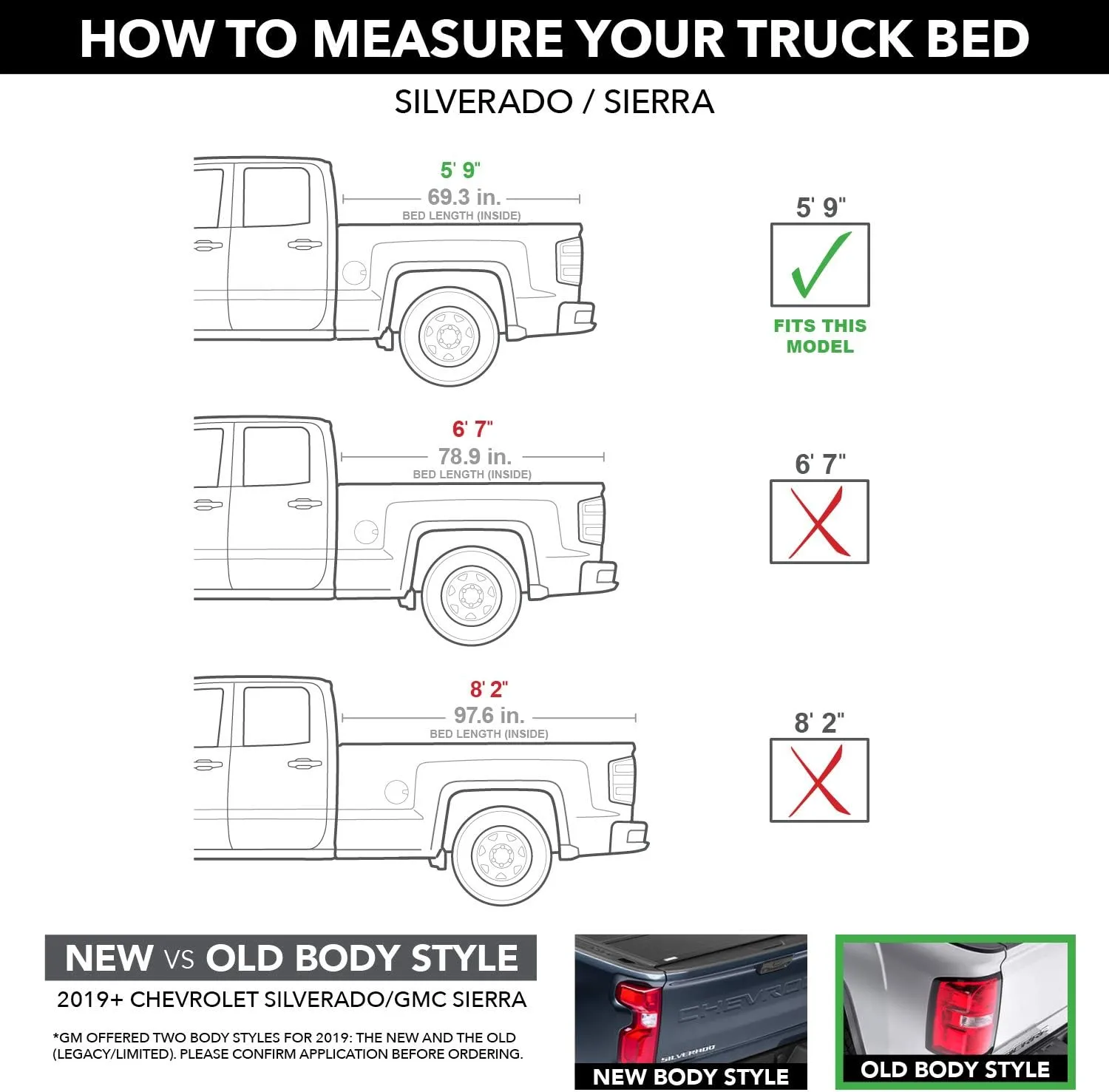 RealTruck BAK Revolver X2 Hard Rolling Tonneau Cover, Model 39120 - Fits 2014-2019 Chevy/GMC 5'9" Bed