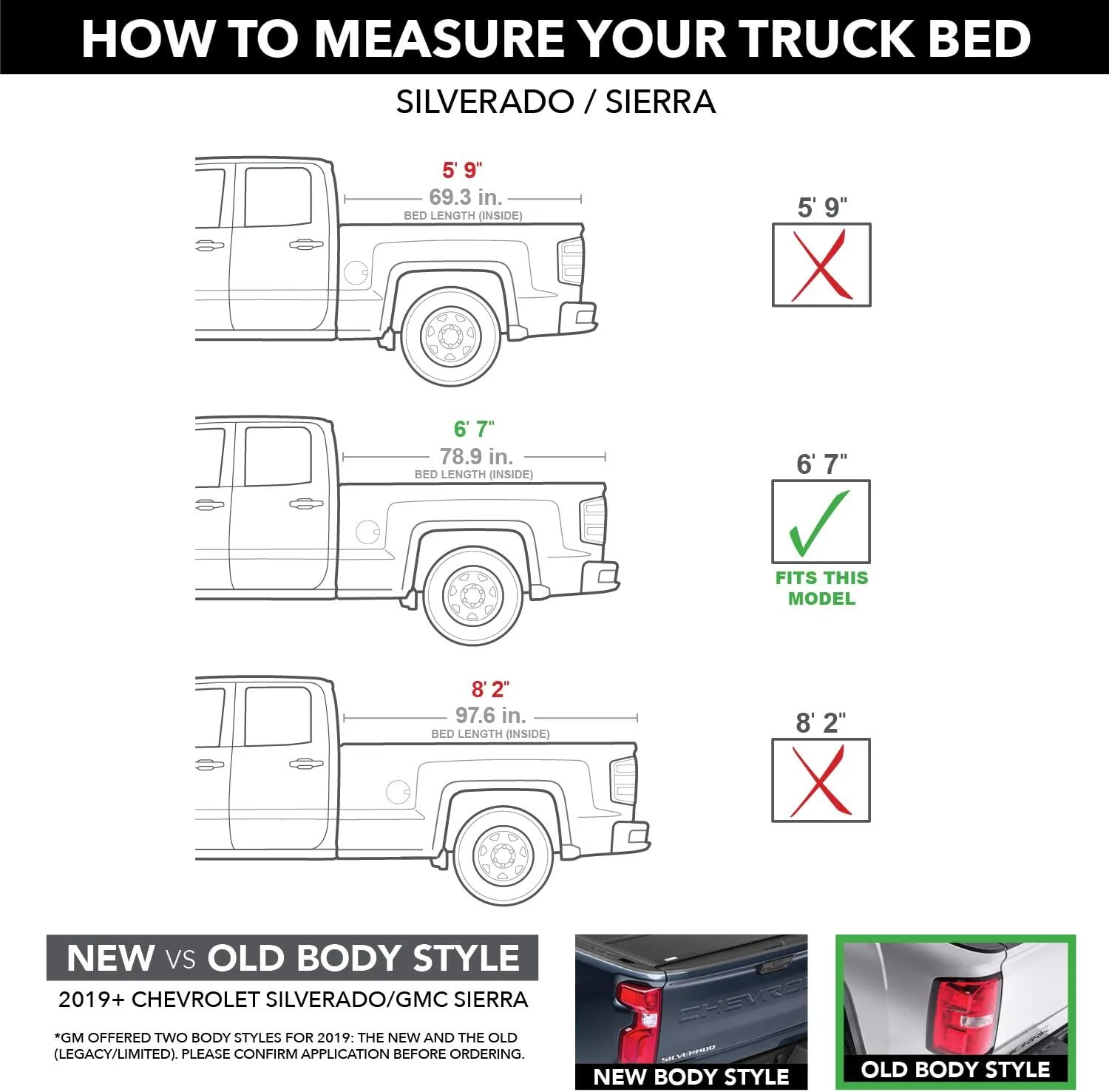 RealTruck BAK Revolver X2 Hard Rolling Tonneau Cover 39121 — Fits 2014–2019 Chevy/GMC 6'7" Bed