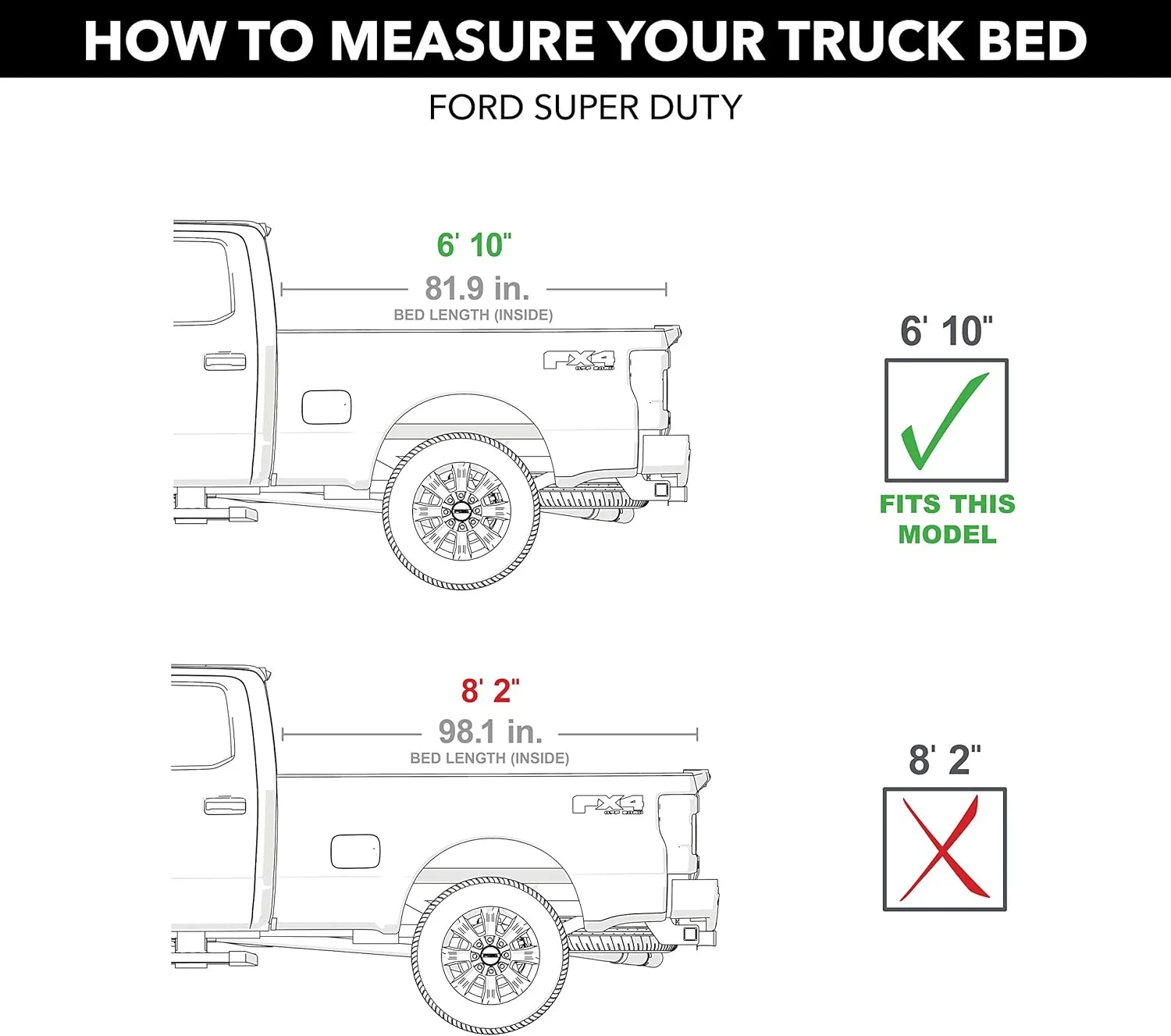 RealTruck BAK Revolver X2 Hard Rolling Tonneau Cover 39330 Fits 2017-2026 Ford F-250/350 6'10" Bed